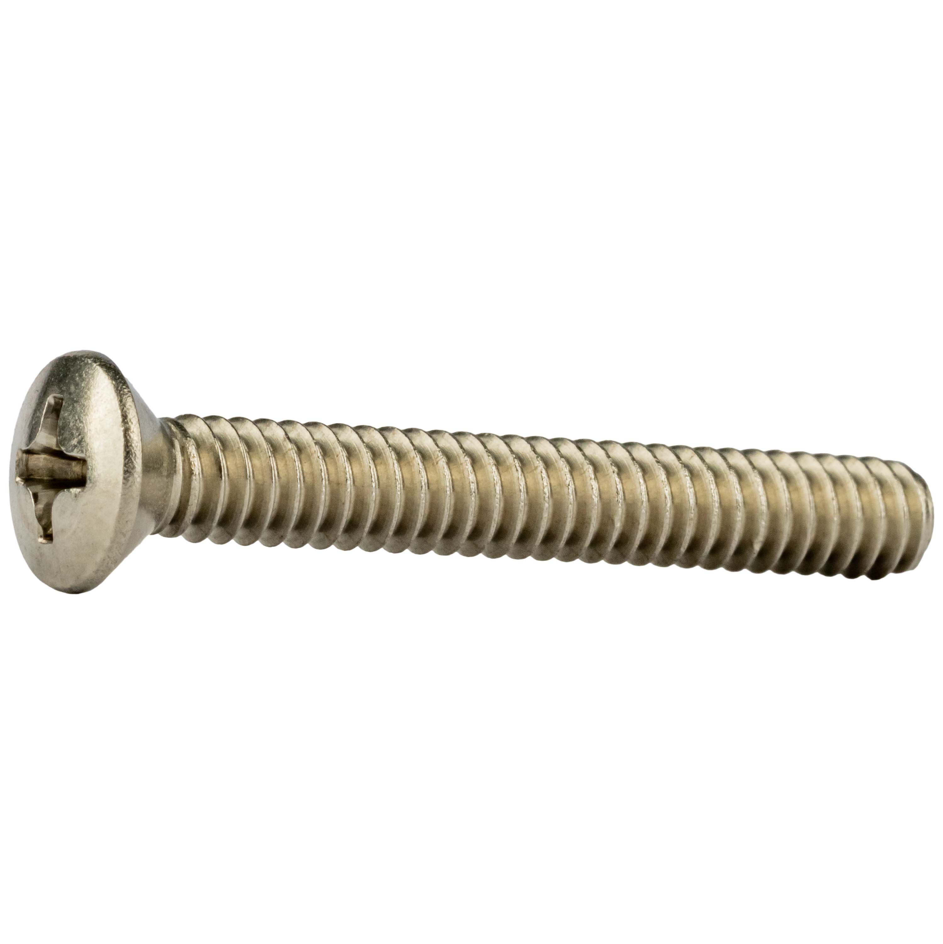 18/8 Machine Screws - Phillips Oval Head
